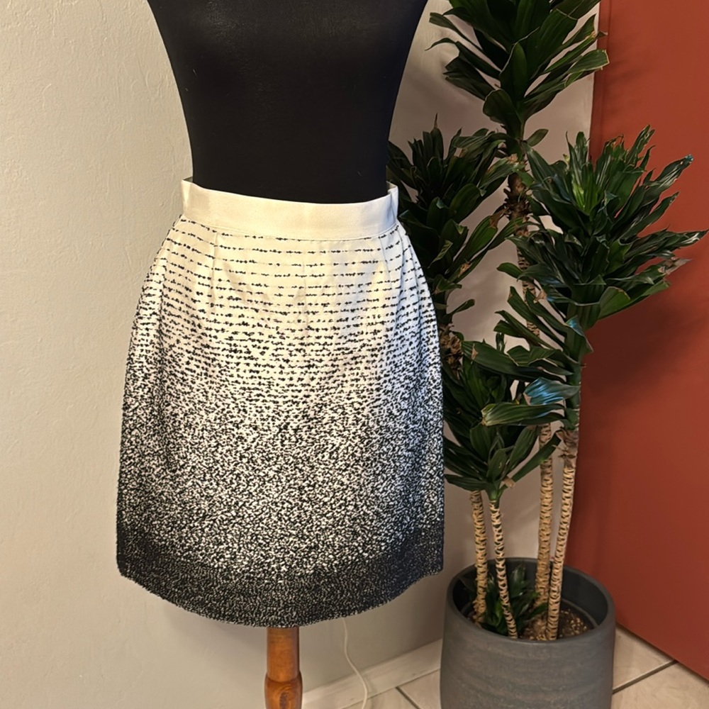 Kate Spade Skirt the Rules Black and White Skirt